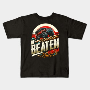 Off The Beaten Path | Off Road Truck Lover Gift Kids T-Shirt